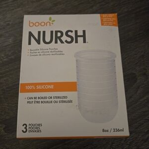 Boon Nursh Silicone Pouches - 8oz